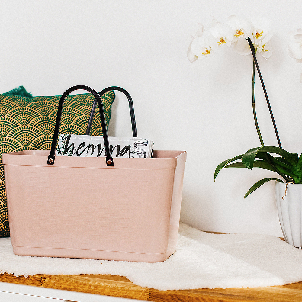 Hinza Green Plastic väska stor 15 L nougat