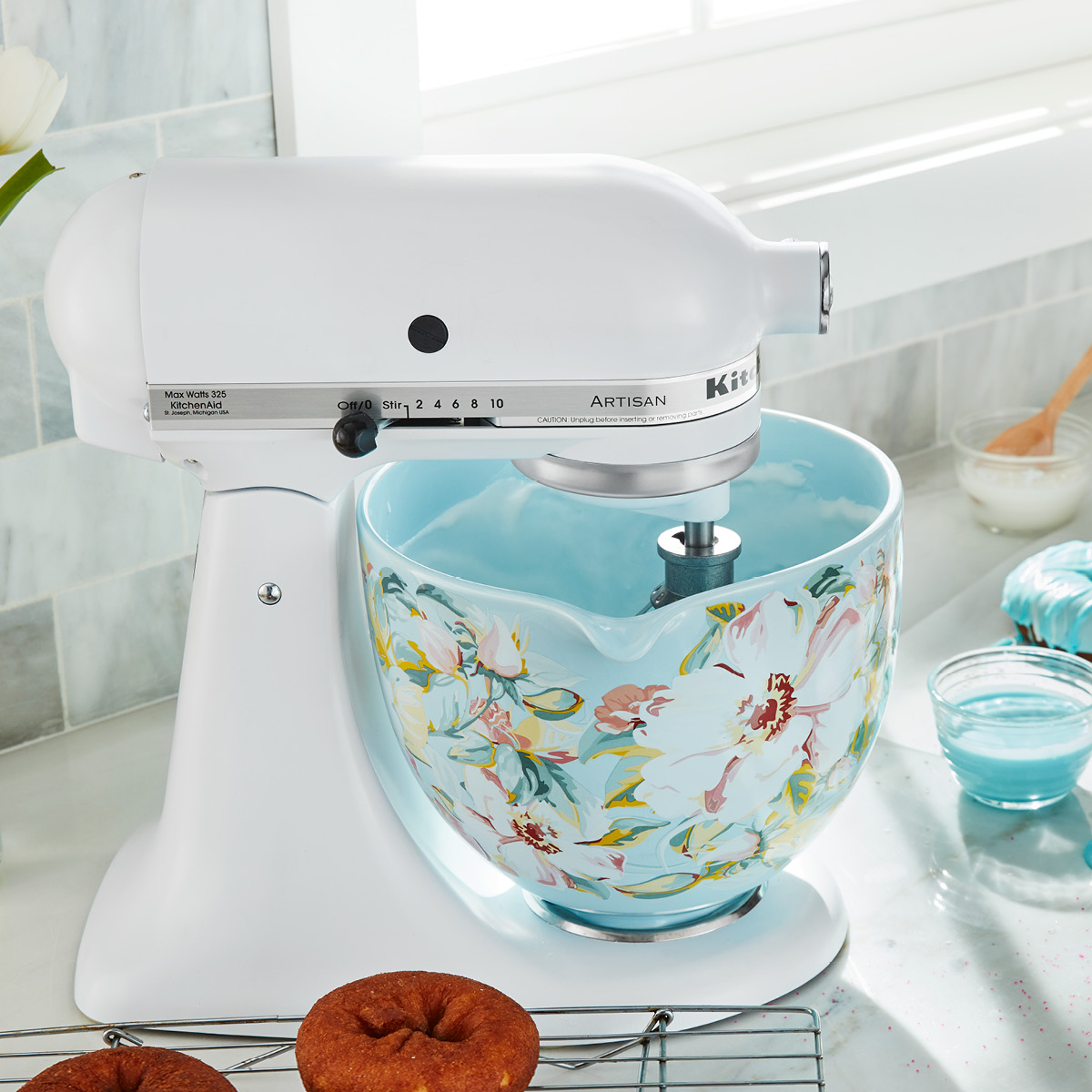 KitchenAid Artisan Köksmaskin 5KSM175 4,8 L Vit