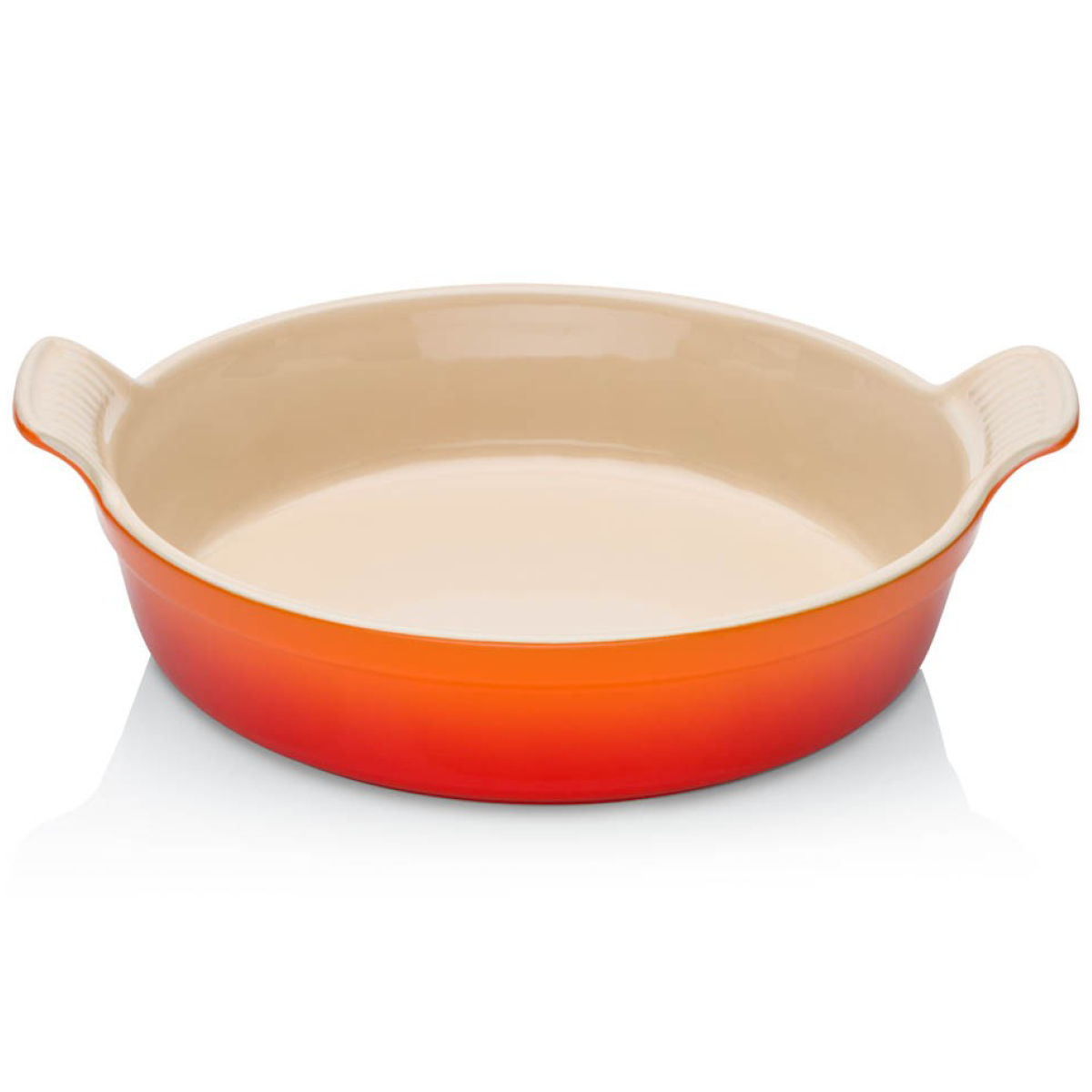 Le Creuset Heritage Ugnsform rund 24 cm volcanic