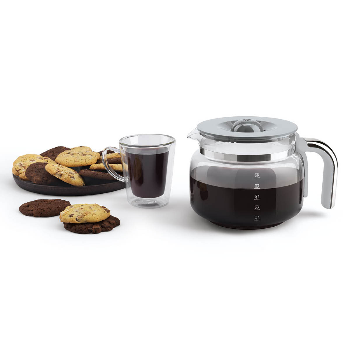 Smeg Kaffebryggare DCF02 1,4 L Svart