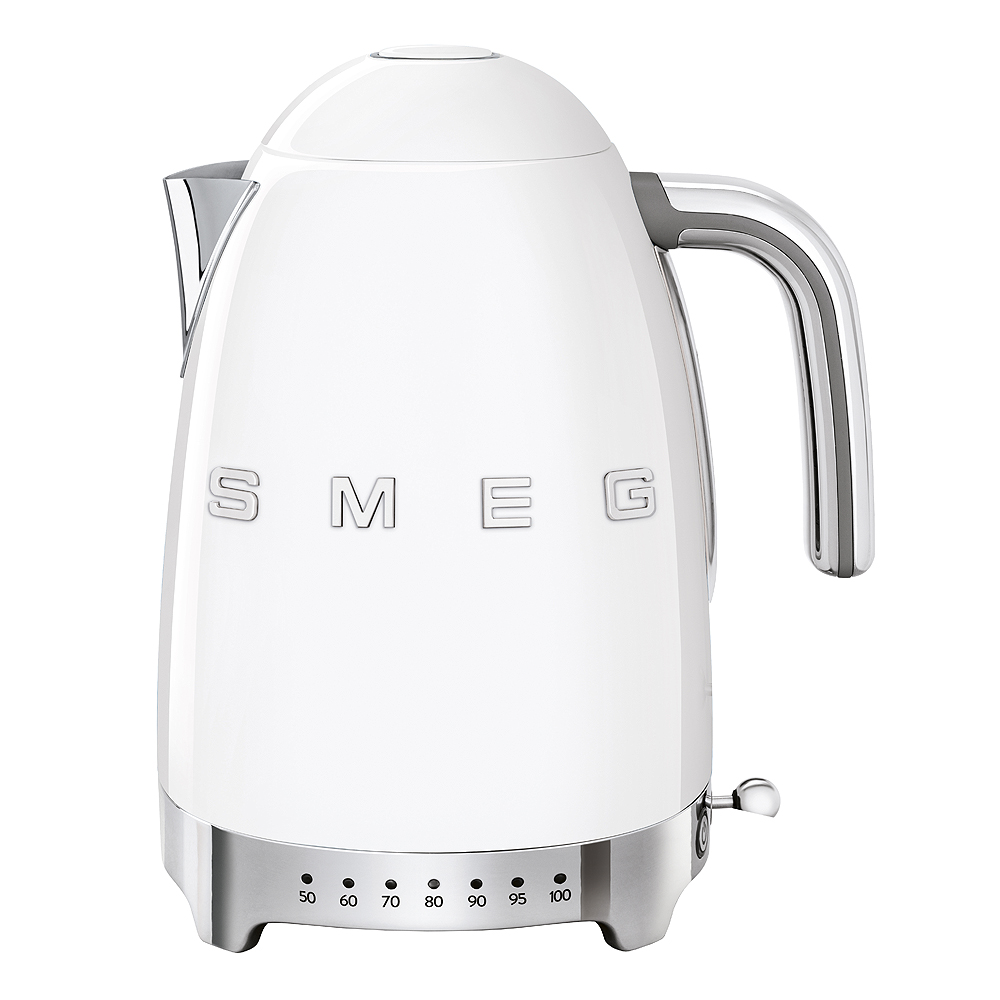 Smeg Vattenkokare 7 temperaturer KLF04 1,7 L Vit