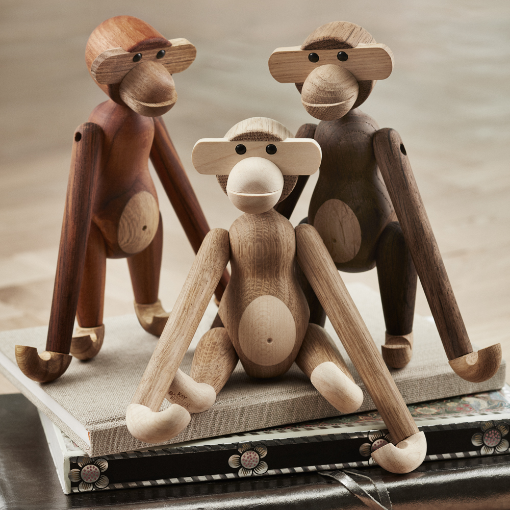 Kay Bojesen Denmark Kay Bojesen Apa liten 20 cm Teak/Limba