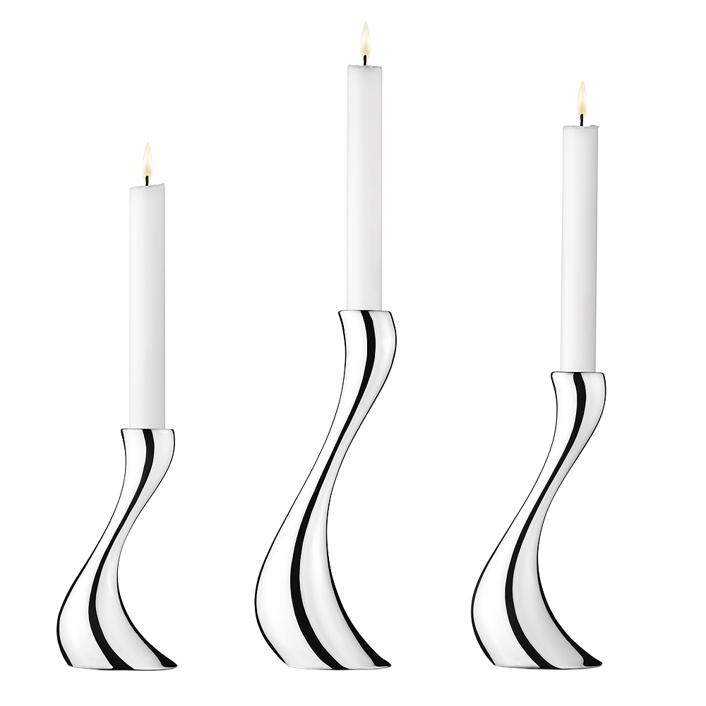 Georg Jensen Cobra Ljusstake 3-pack Rostfri
