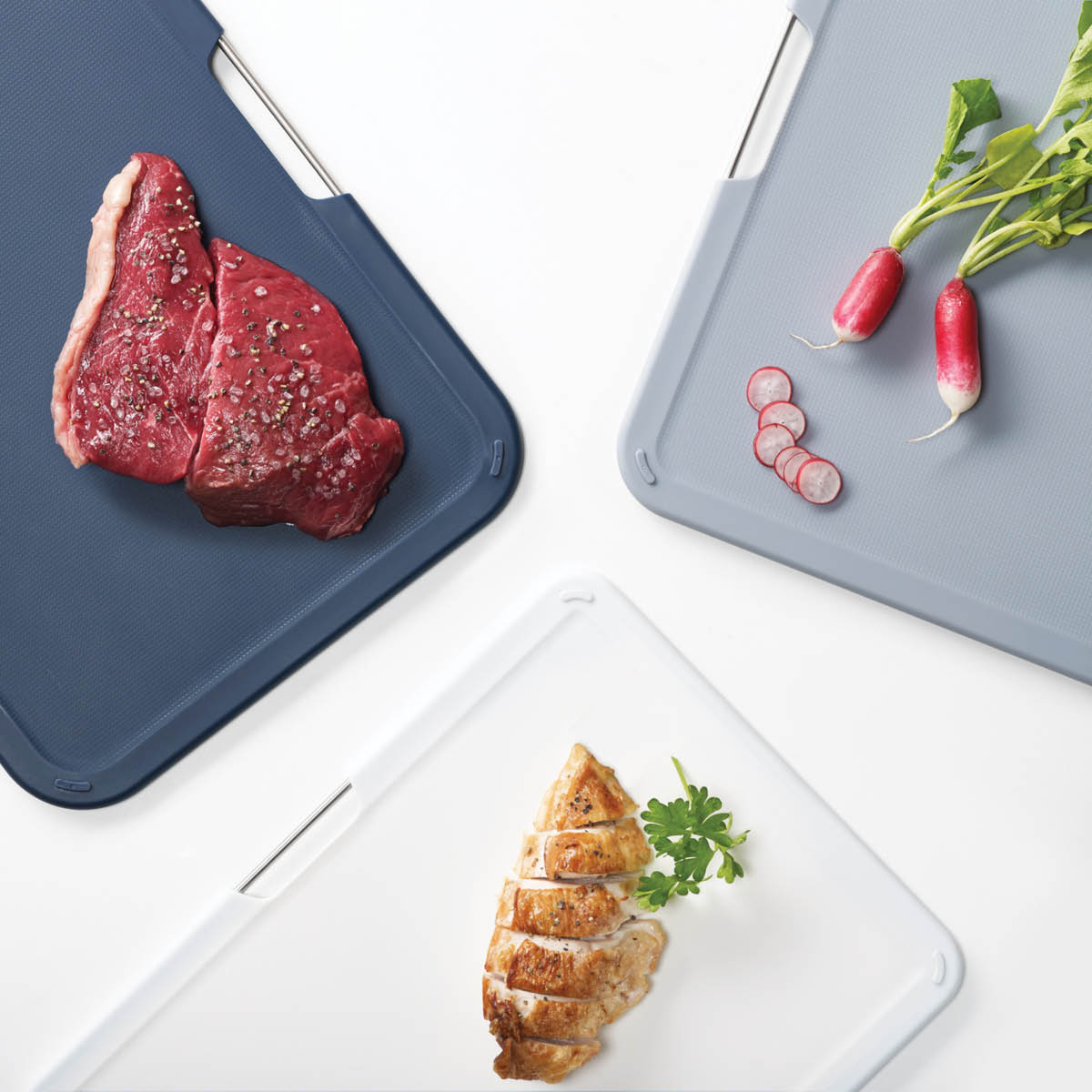 Joseph Joseph Nest Skärbrädor Large 3-pack Blå