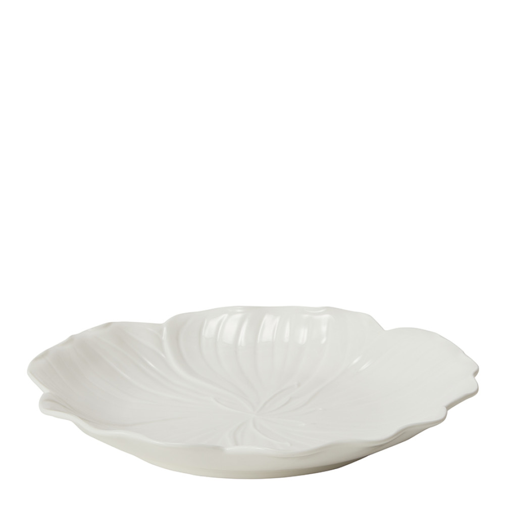 Stiernholm Flora tallrik 25 cm vit