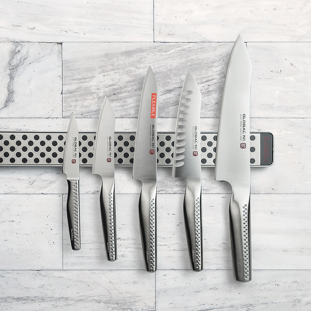 Global GN-002 Kockkniv olivslipad oriental 20 cm