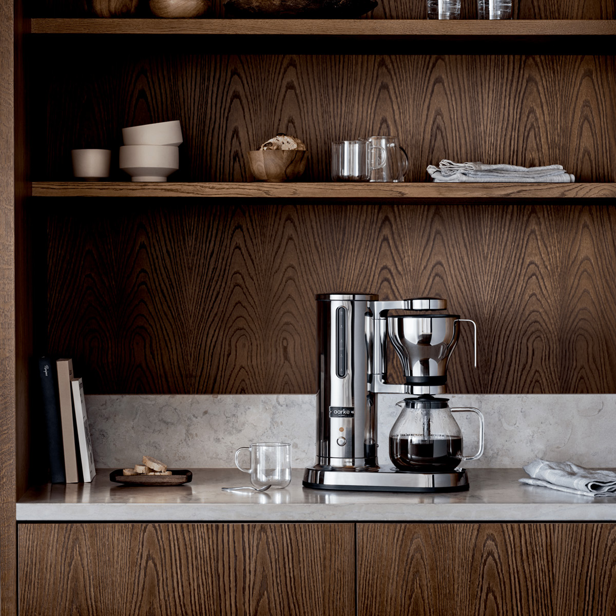 Aarke kaffebryggare stål