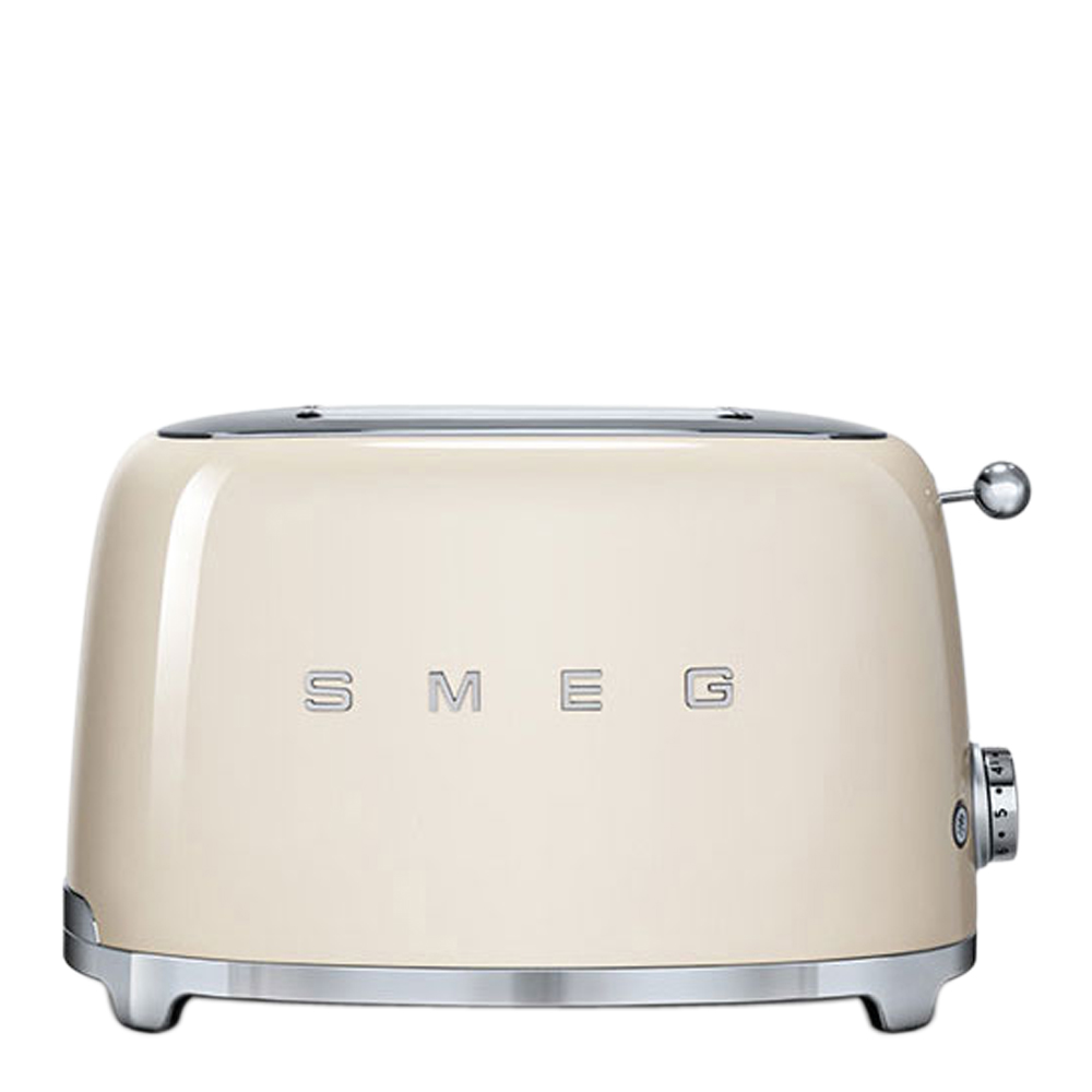 Smeg Brödrost 2 skivor TSF01 Creme