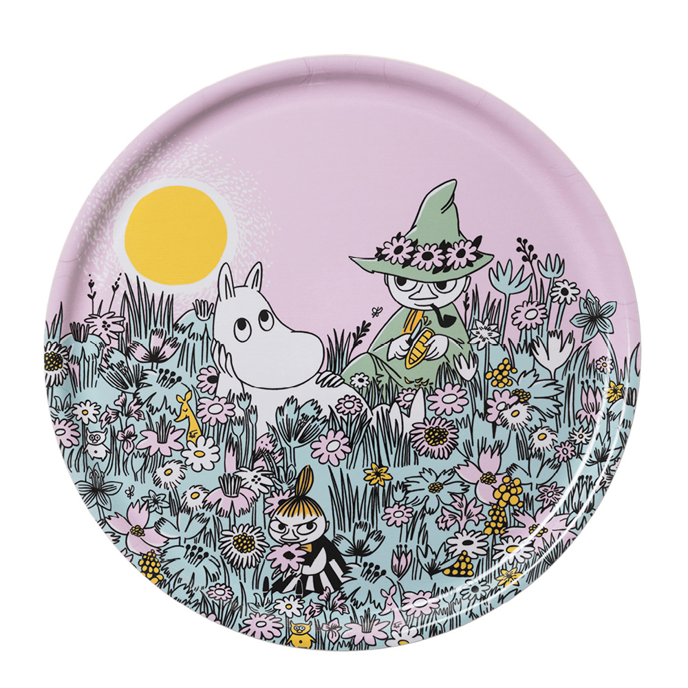 Moomin Arabia Mumin serveringsbricka 35 cm Vänner för alltid 80
