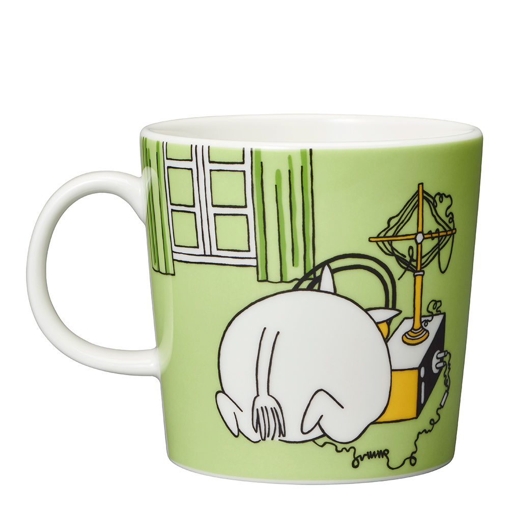 Moomin Arabia Muminmugg Mumintrollet Gräsgrön