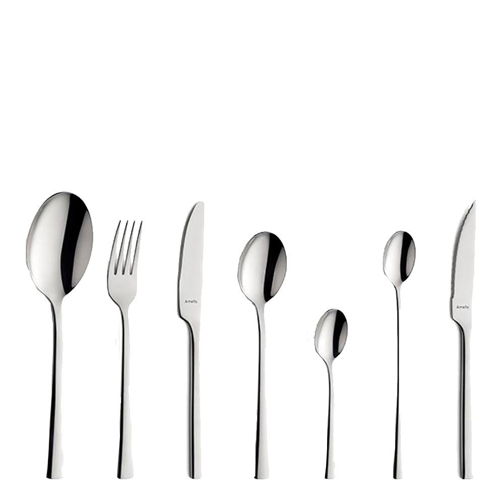 Amefa Manille Bestickset 42 delar Blank Stål