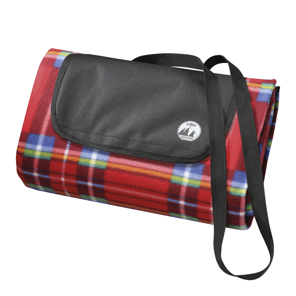 Cilio Weekend Picknickfilt Röd Rutig
