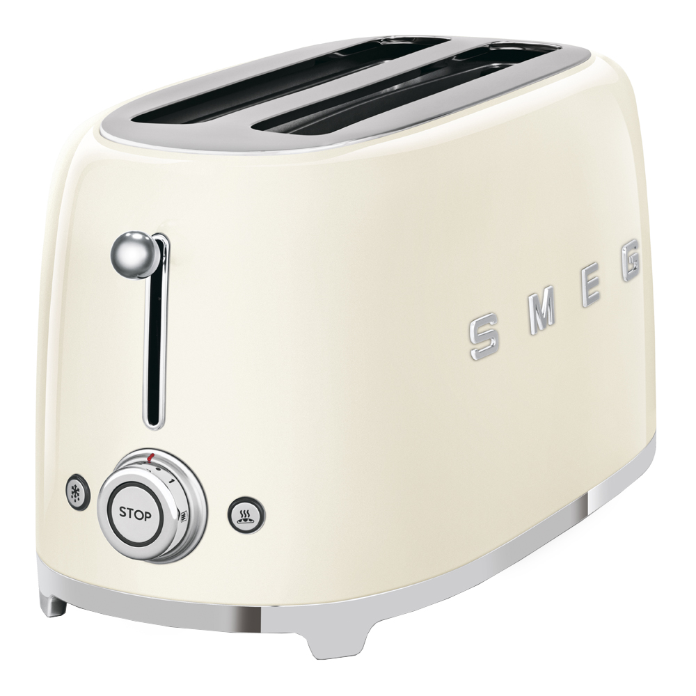 Smeg Brödrost 4 skivor TSF02 Creme