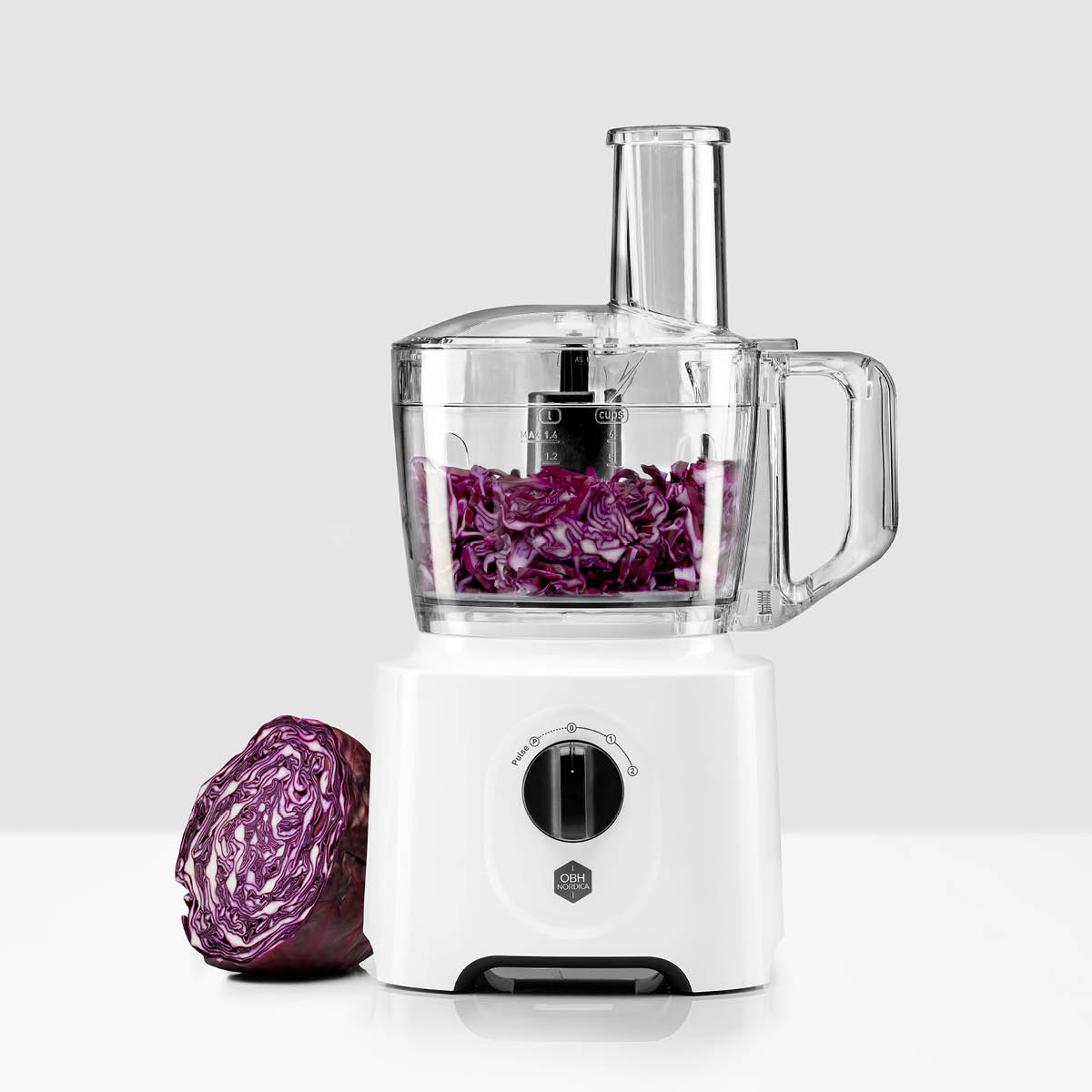 OBH Nordica Easy Force Matberedare 2,4L Vit