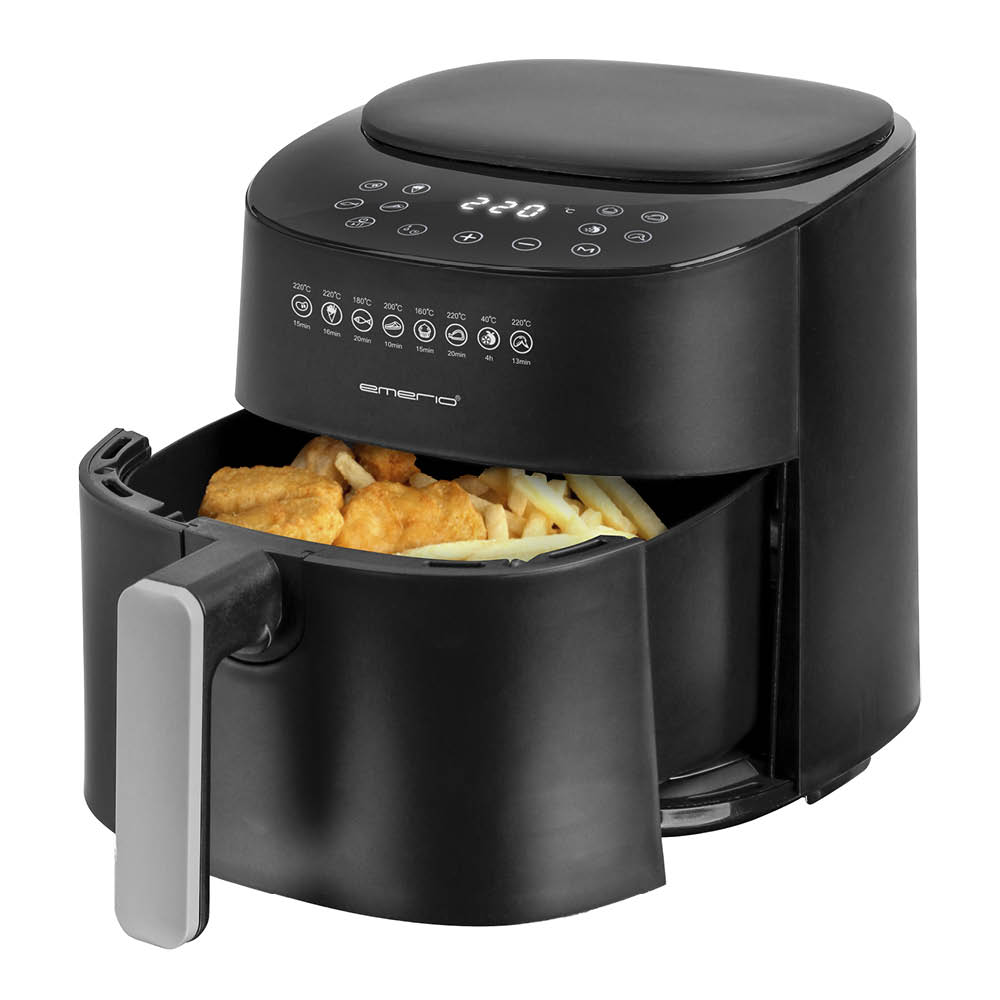 EMERIO Airfryer 4,5 L svart