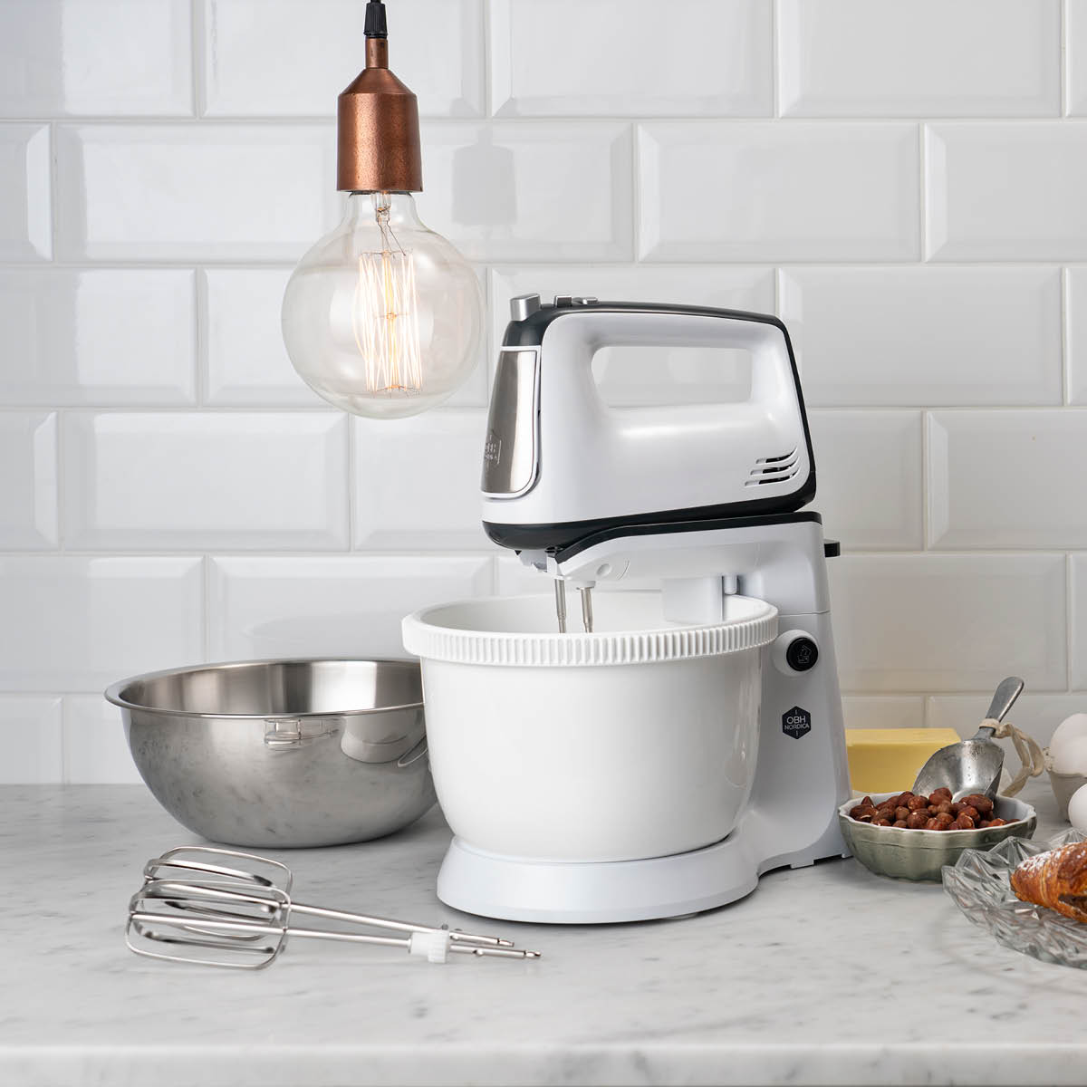 OBH Nordica Delightful Elvisp Med Bunke Vit 3,4L