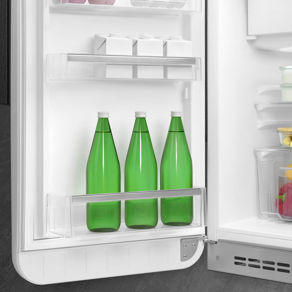 Smeg Kylskåp med frys FAB10L Vänsterhäng Vit