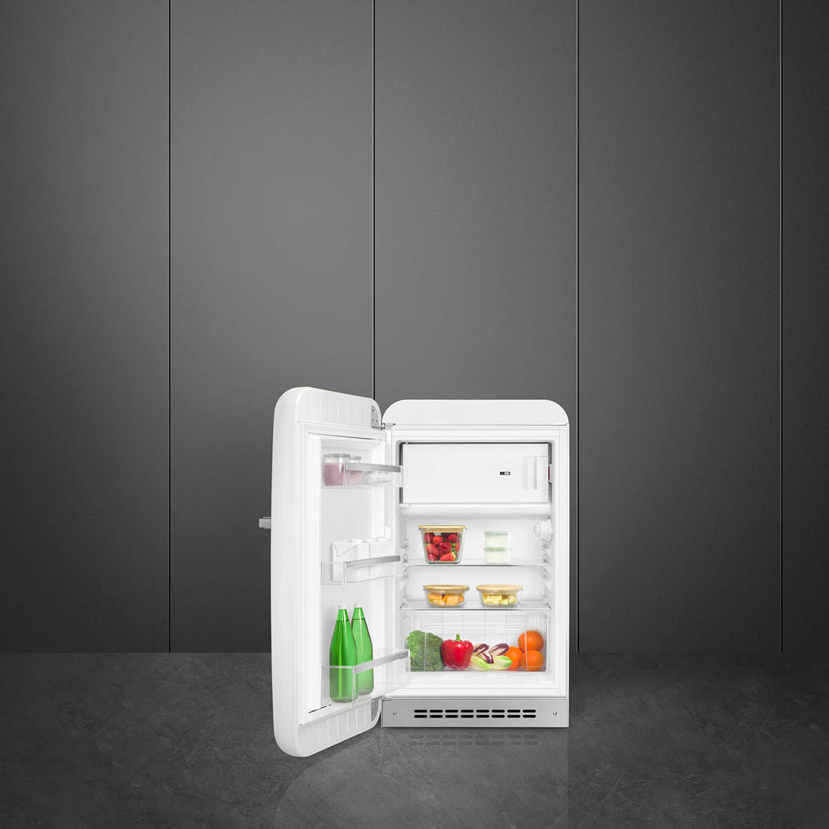 Smeg Kylskåp med frys FAB10L Vänsterhäng Vit