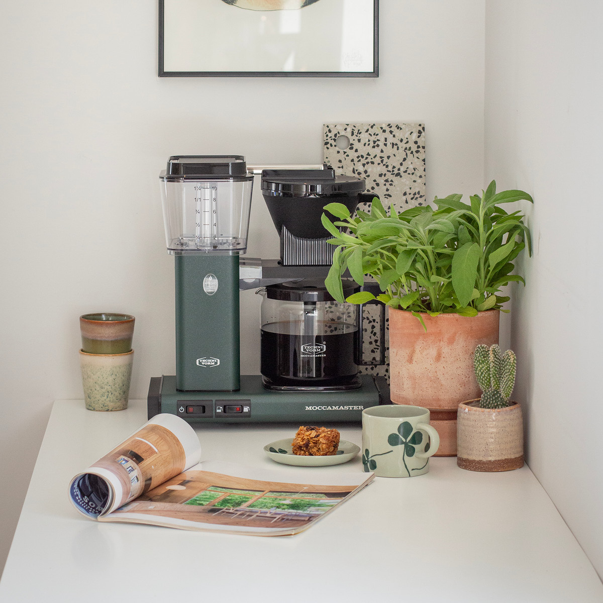 Moccamaster Optio kaffebryggare 1,25 L Forest green