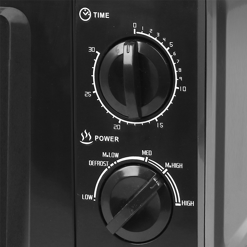 EMERIO Mikrovågsugn 20 L Svart