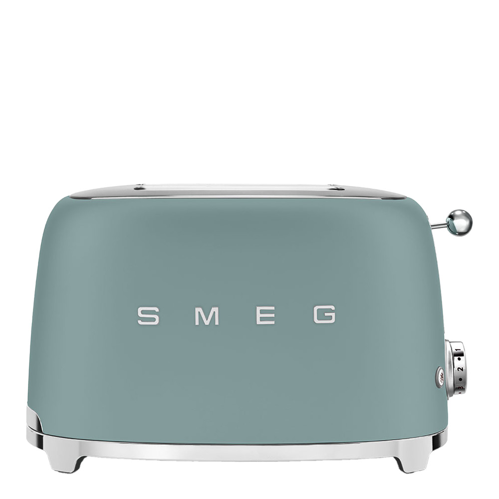 Smeg brödrost 2 skivor TSF01 emerald green
