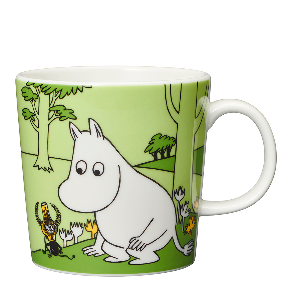 Moomin Arabia Muminmugg Mumintrollet Gräsgrön
