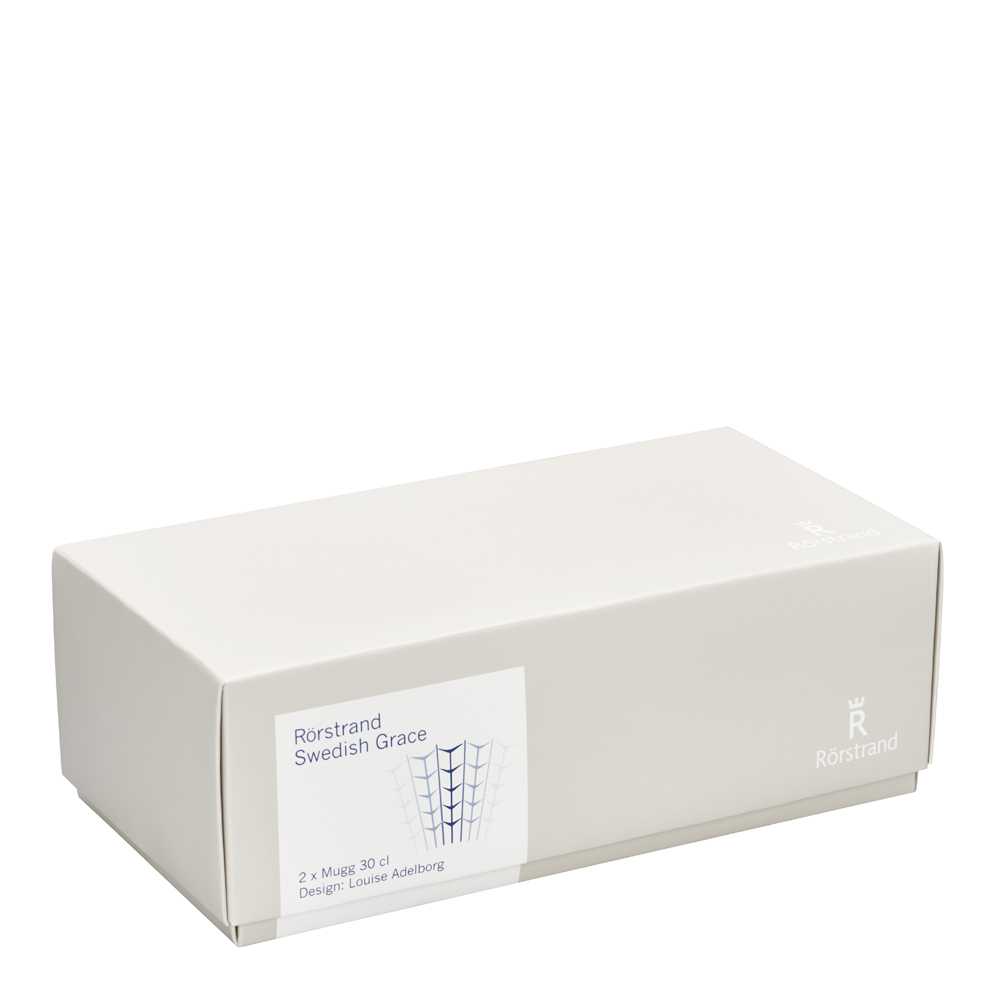 Rörstrand Swedish Grace Mugg 30 cl 2-pack Snö