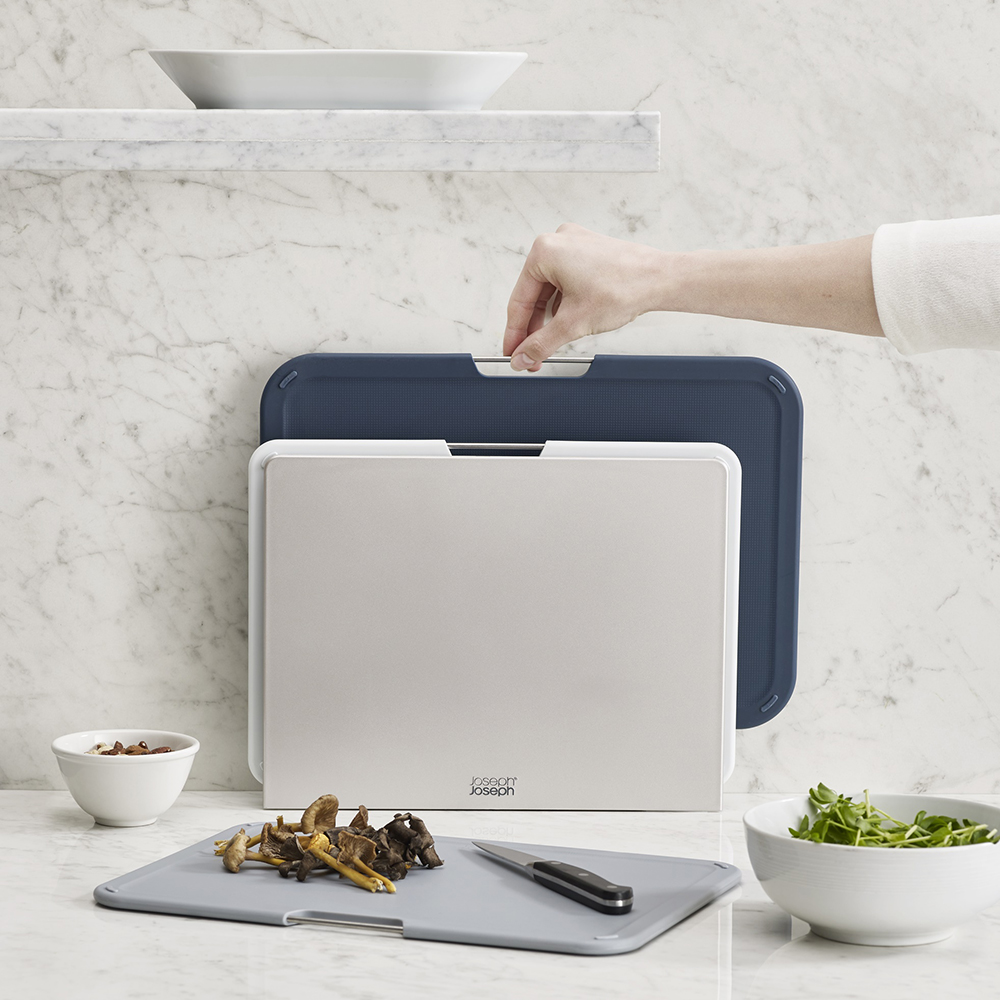 Joseph Joseph Nest Skärbrädor Large 3-pack Blå