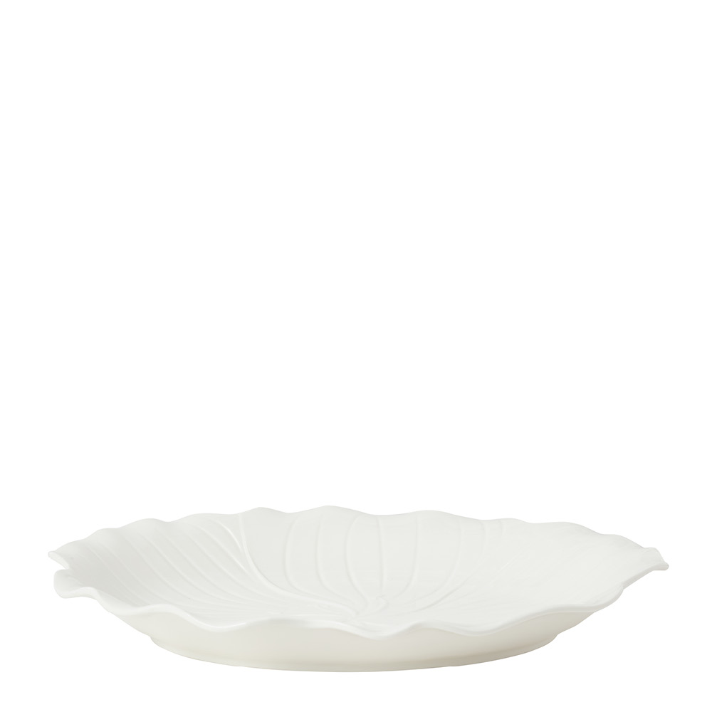 Stiernholm Flora serveringsfat 28x22 cm vit
