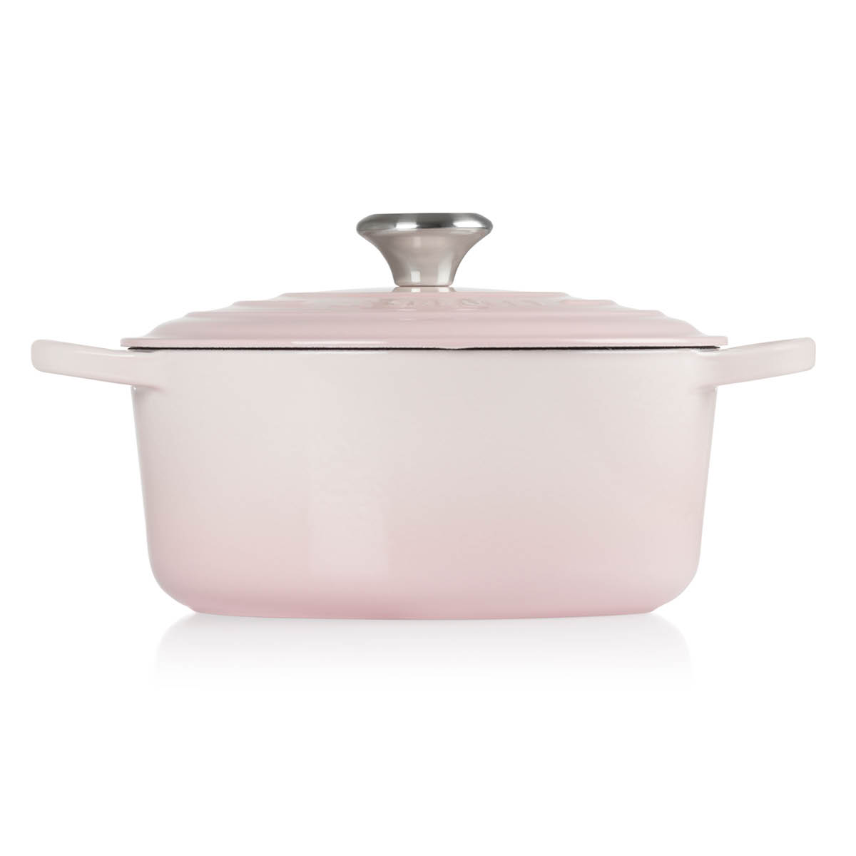 Le Creuset Signature Gjutjärnsgryta rund 24 cm 4,2 L Shell Pink