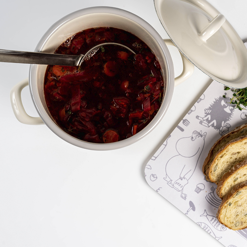 Muurla Mumin Kastrull med lock 2,5 L Beige