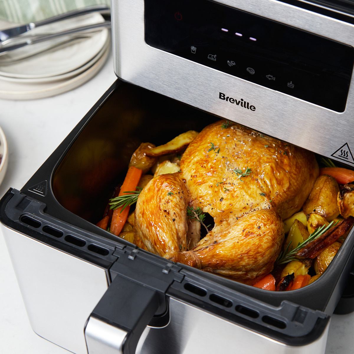 Breville Halo XL 9 L Digital Air Fryer Stål