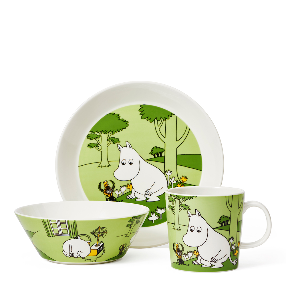 Moomin Arabia Muminmugg Mumintrollet Gräsgrön