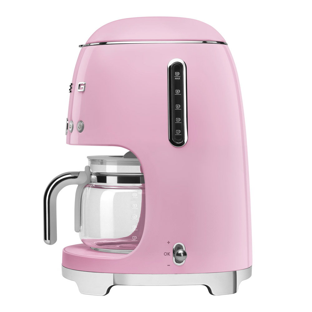 Smeg Kaffebryggare DCF02 1,4 L Rosa