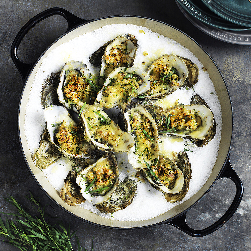 Le Creuset Signature Gjutjärnsgryta rund 26 cm 5,3 L black blank