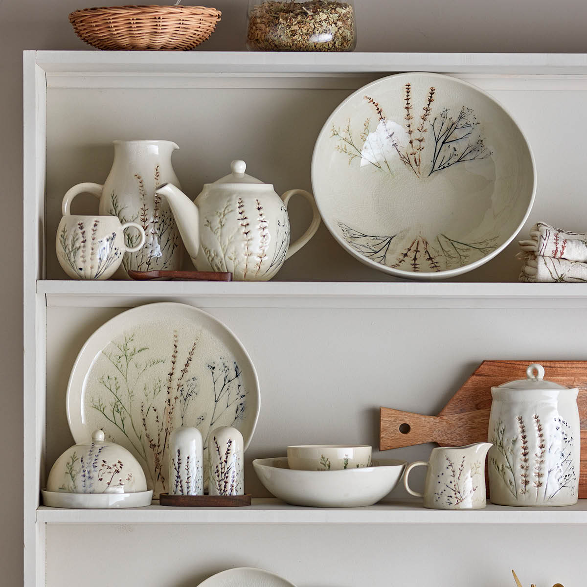 Bloomingville Bea smörask 15 cm natur