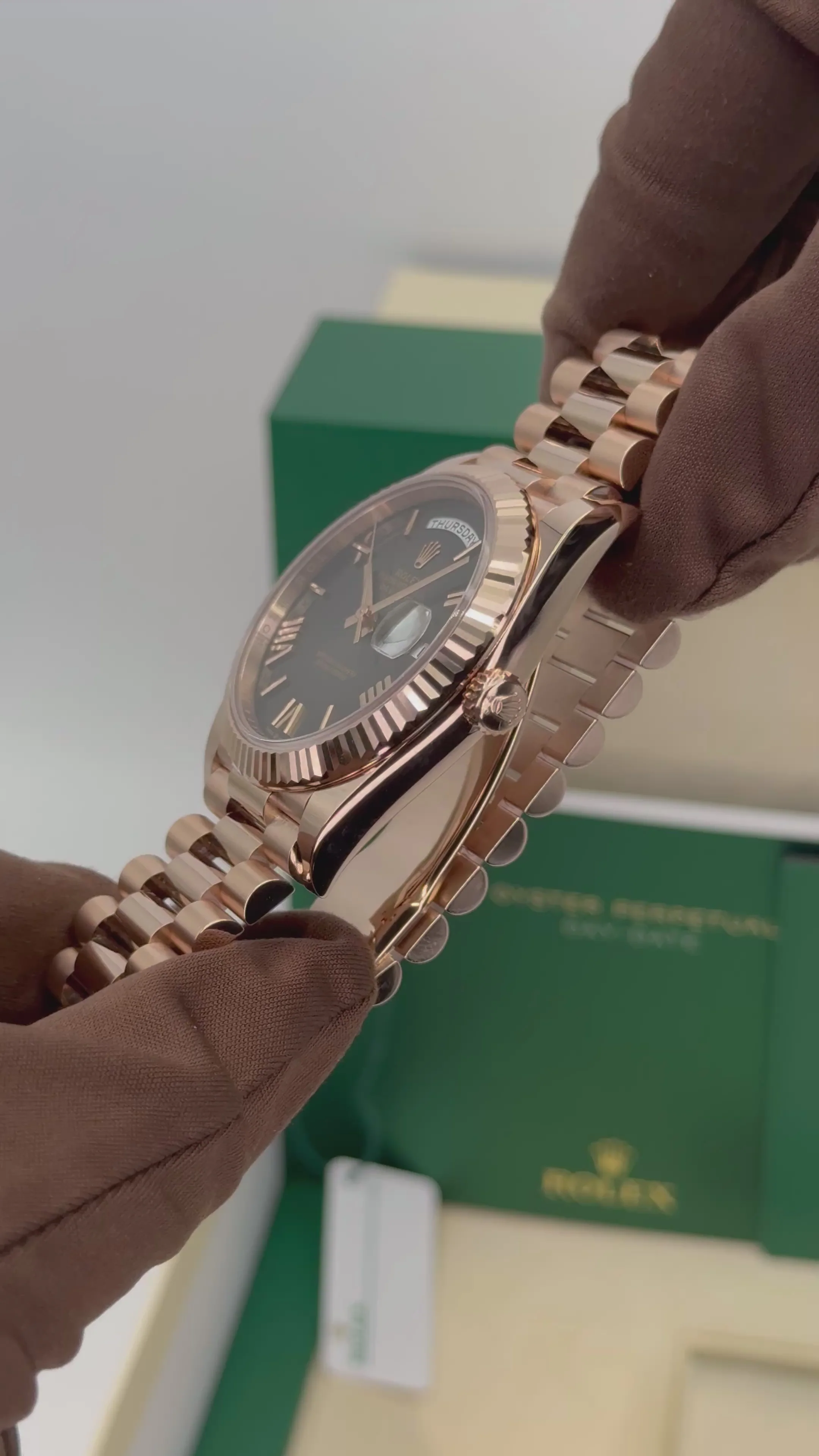 Day-Date 40mm 228235 Presidential Slate Ombre Dial