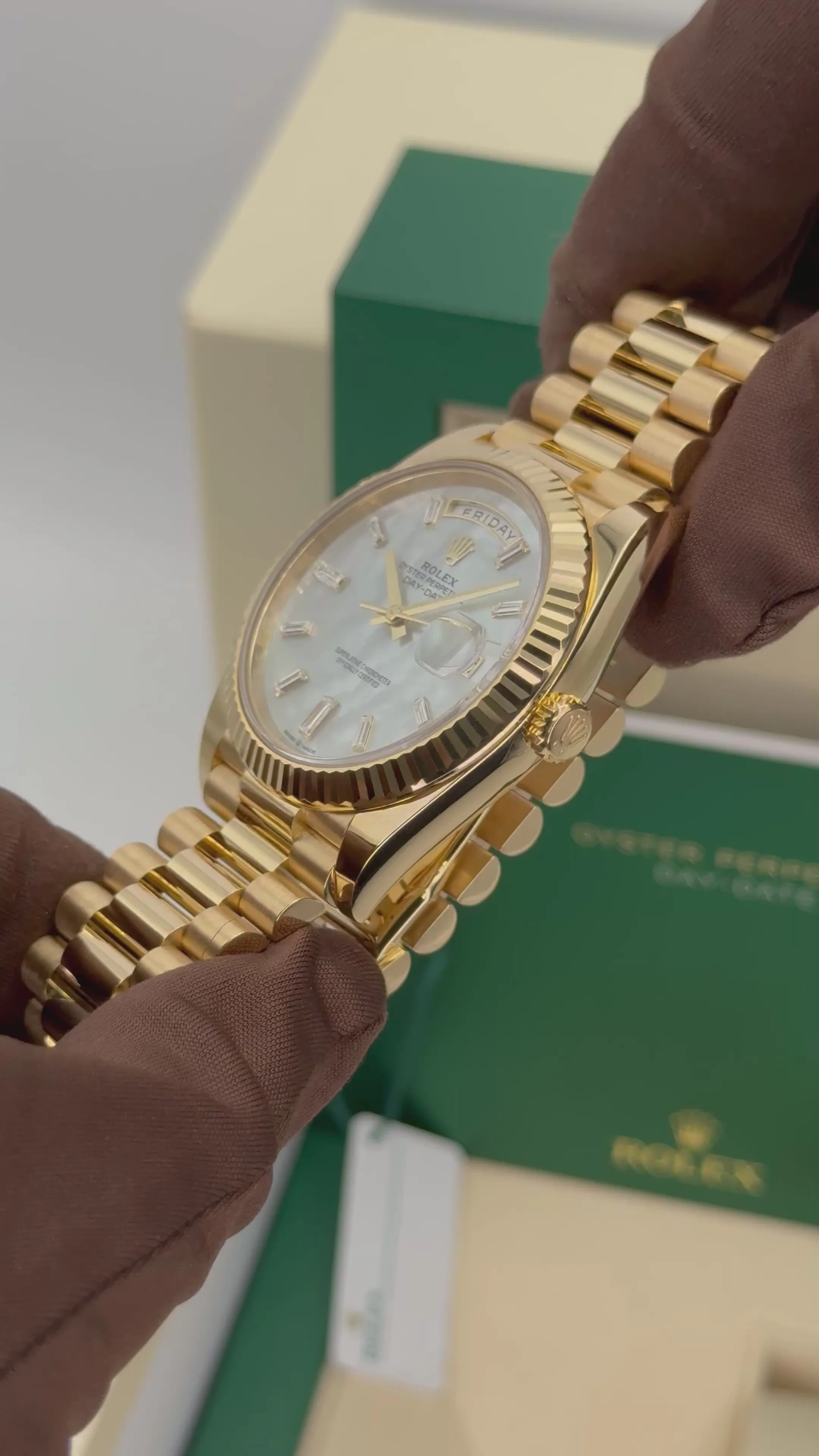 Day-Date 40mm 228238 Mother Of Pearl Diamond Dial