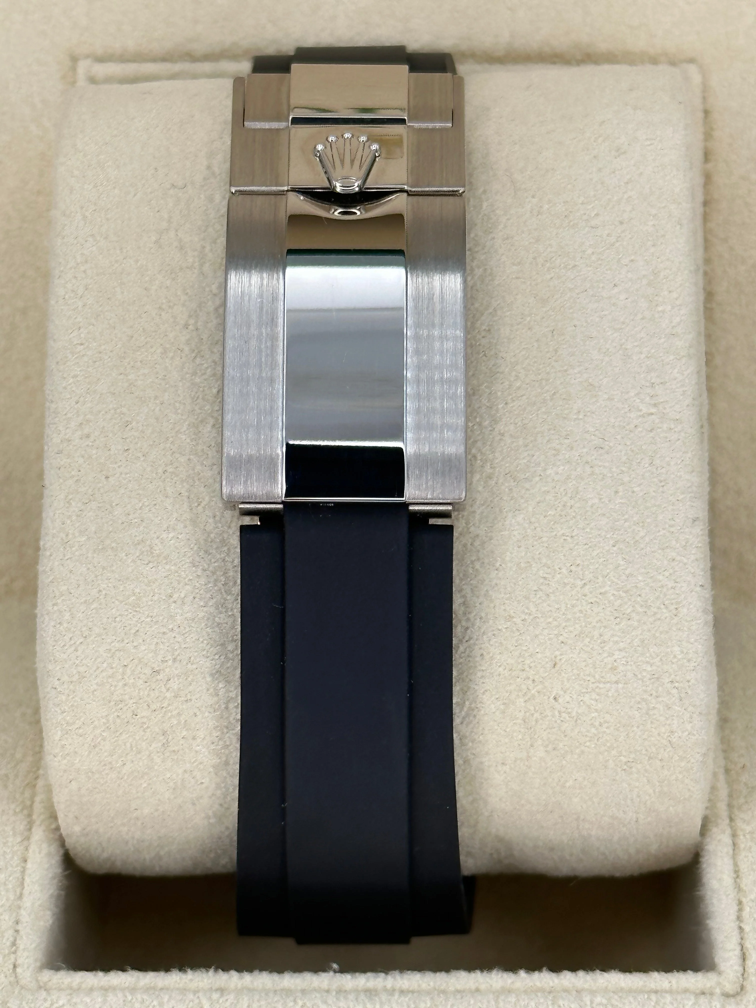 Daytona 40mm 116519LN White Gold Silver Ghost Dial