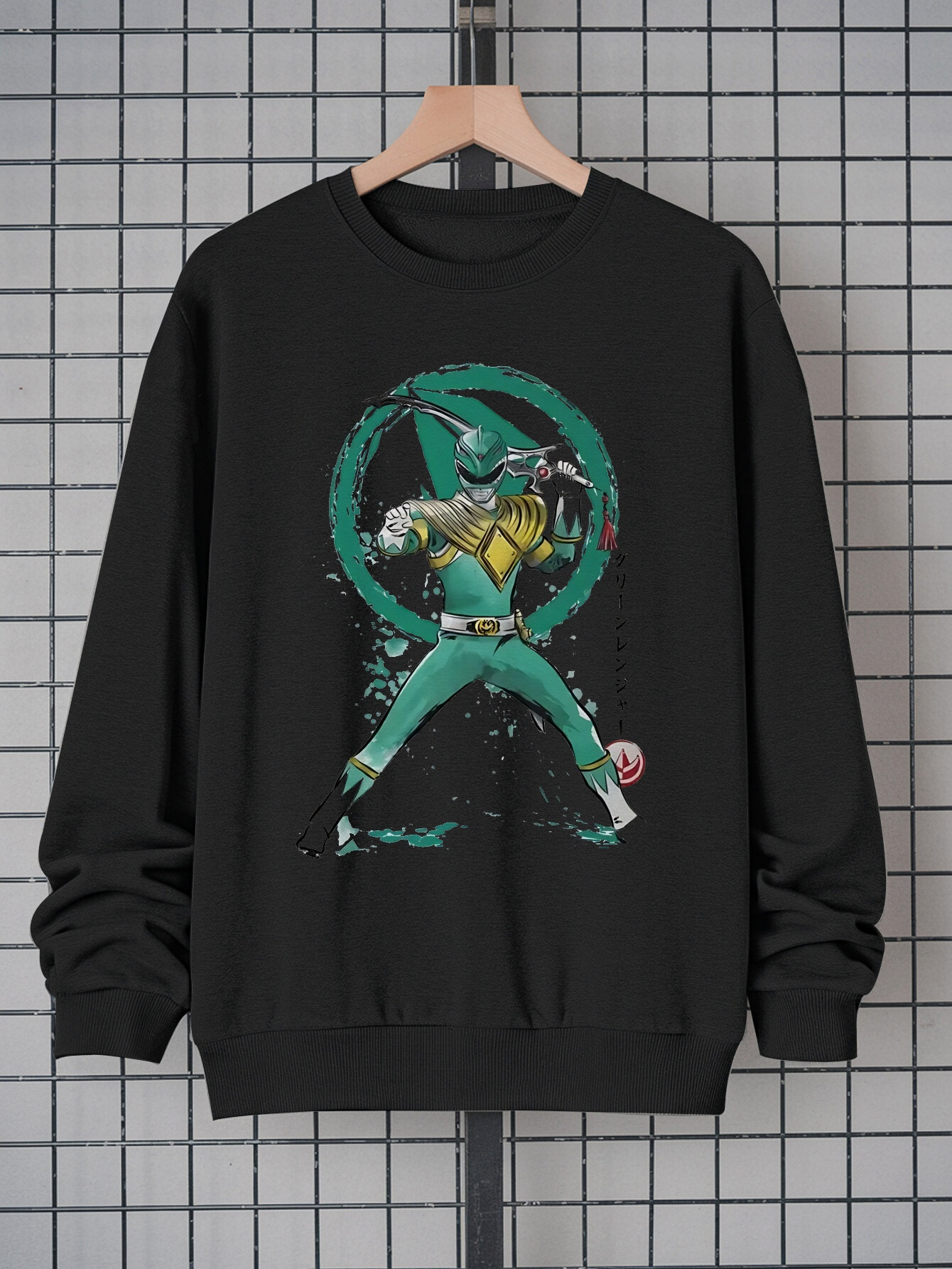 Men's Black Graphic Long Sleeve Tee |   Trendy Streetwear Shirt with Chest Print |   Casual Urban Style Top for All Seasons