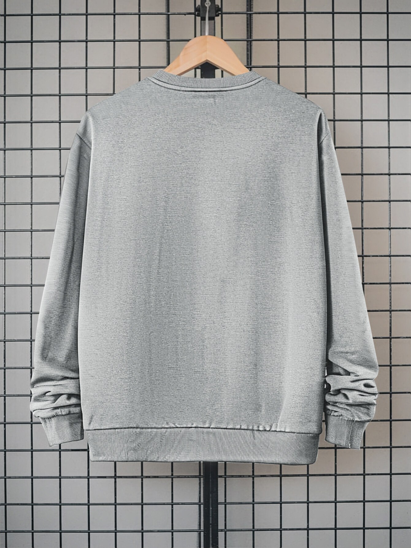 Men's Guitar Hand Graphic Sweatshirt - Casual Crew Neck Pullover with Text Print |   100% Polyester Long Sleeve Streetwear Top |   Soft, Comfortable, Machine Washable Fashion Sweatshirt