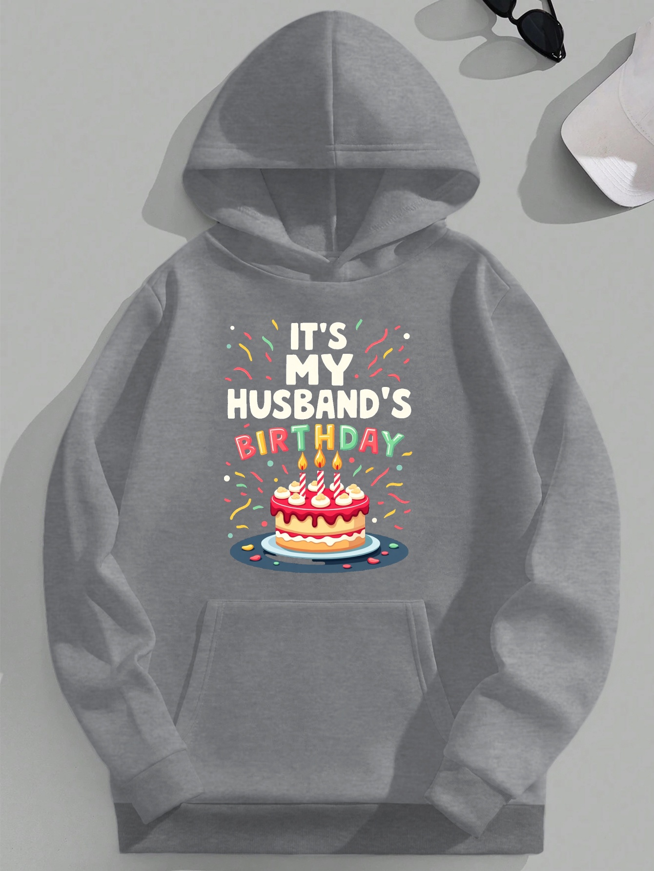 Men's Plus Size Hoodie - 