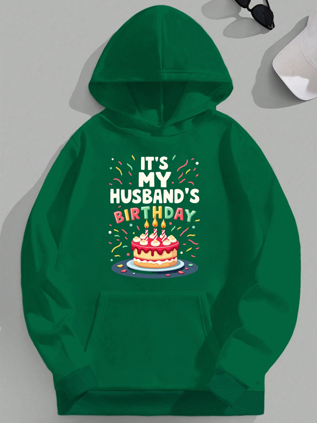 Men's Plus Size Hoodie - 