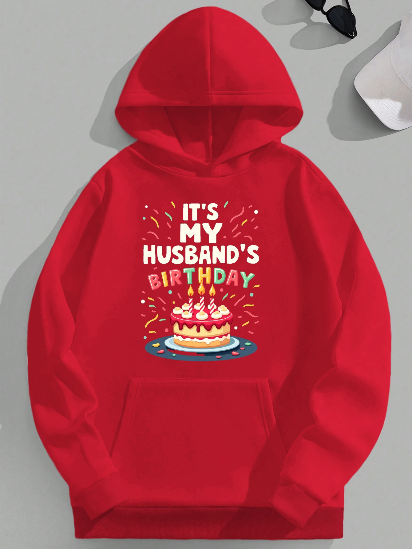 Men's Plus Size Hoodie - 