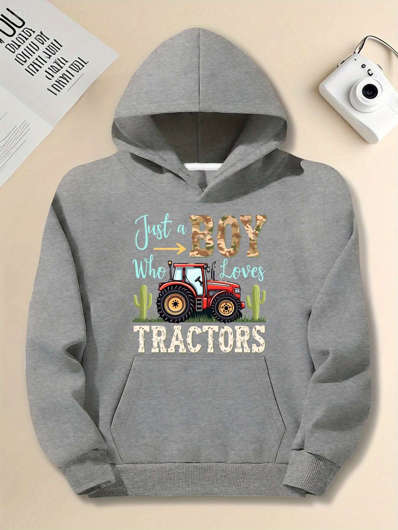 Men's Plus Size Hoodie - 