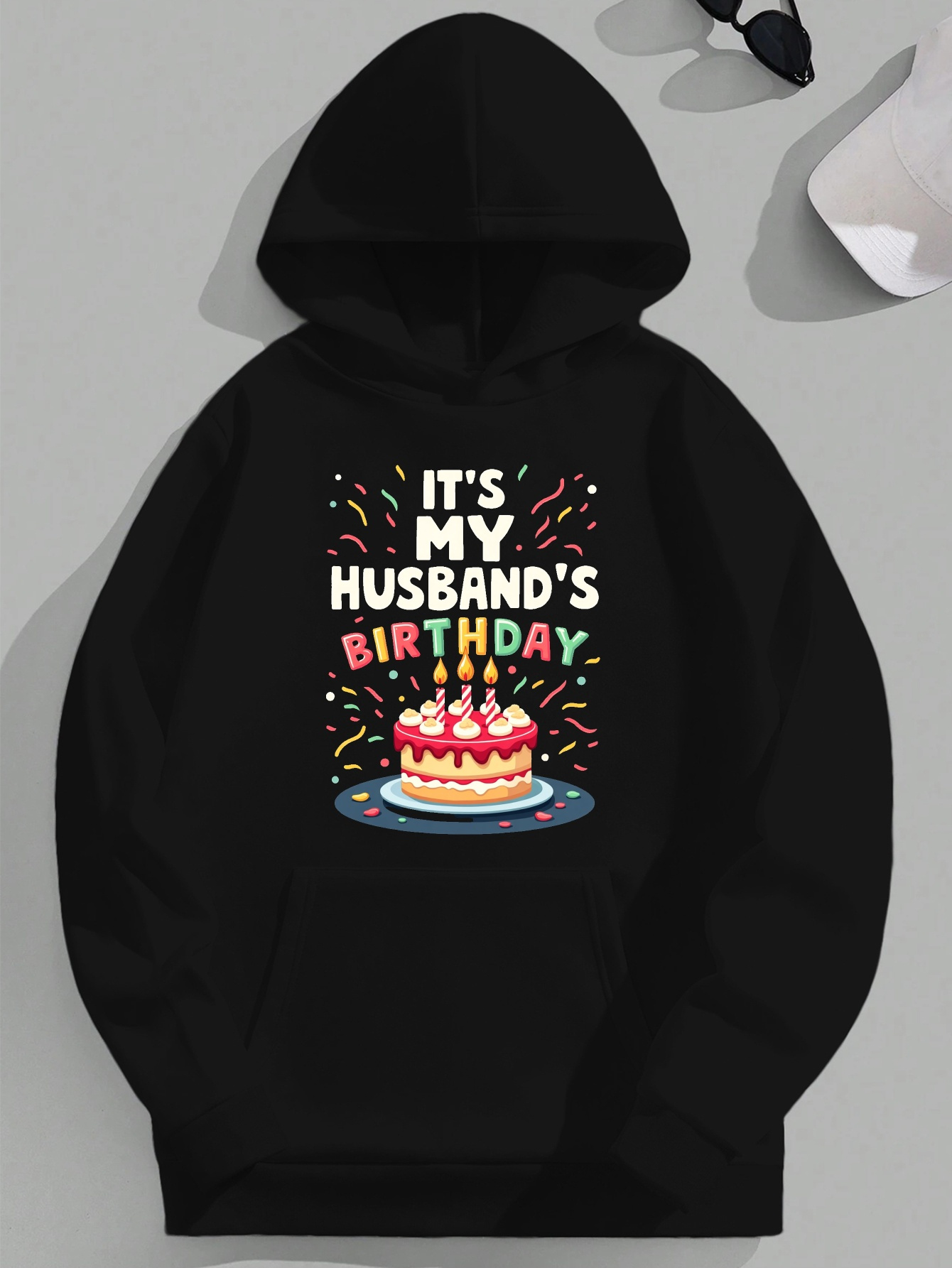 Men's Plus Size Hoodie - 