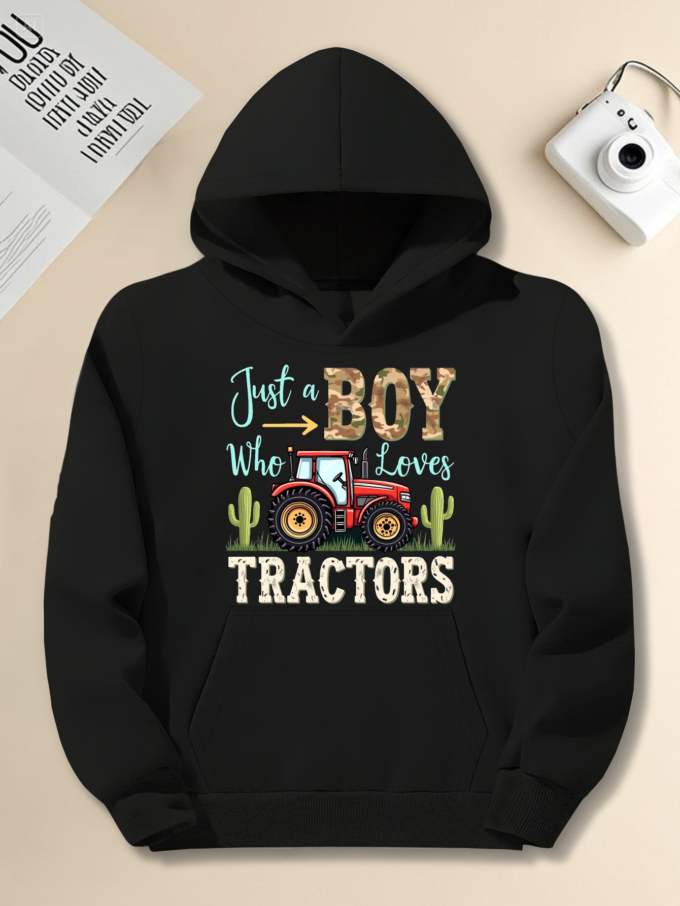 Men's Plus Size Hoodie - 