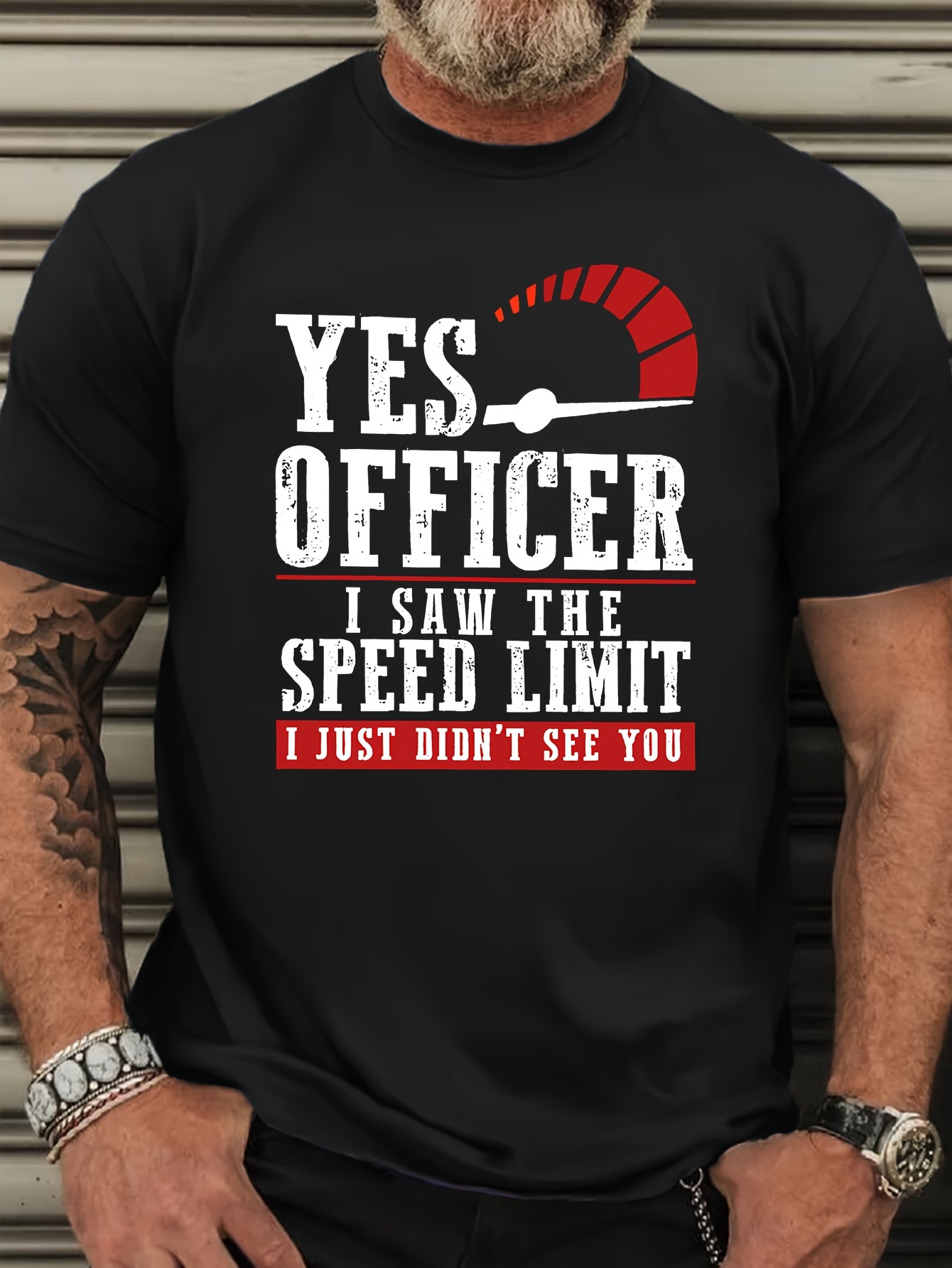 Plus Size Men's Casual Crew Neck T-Shirt - 