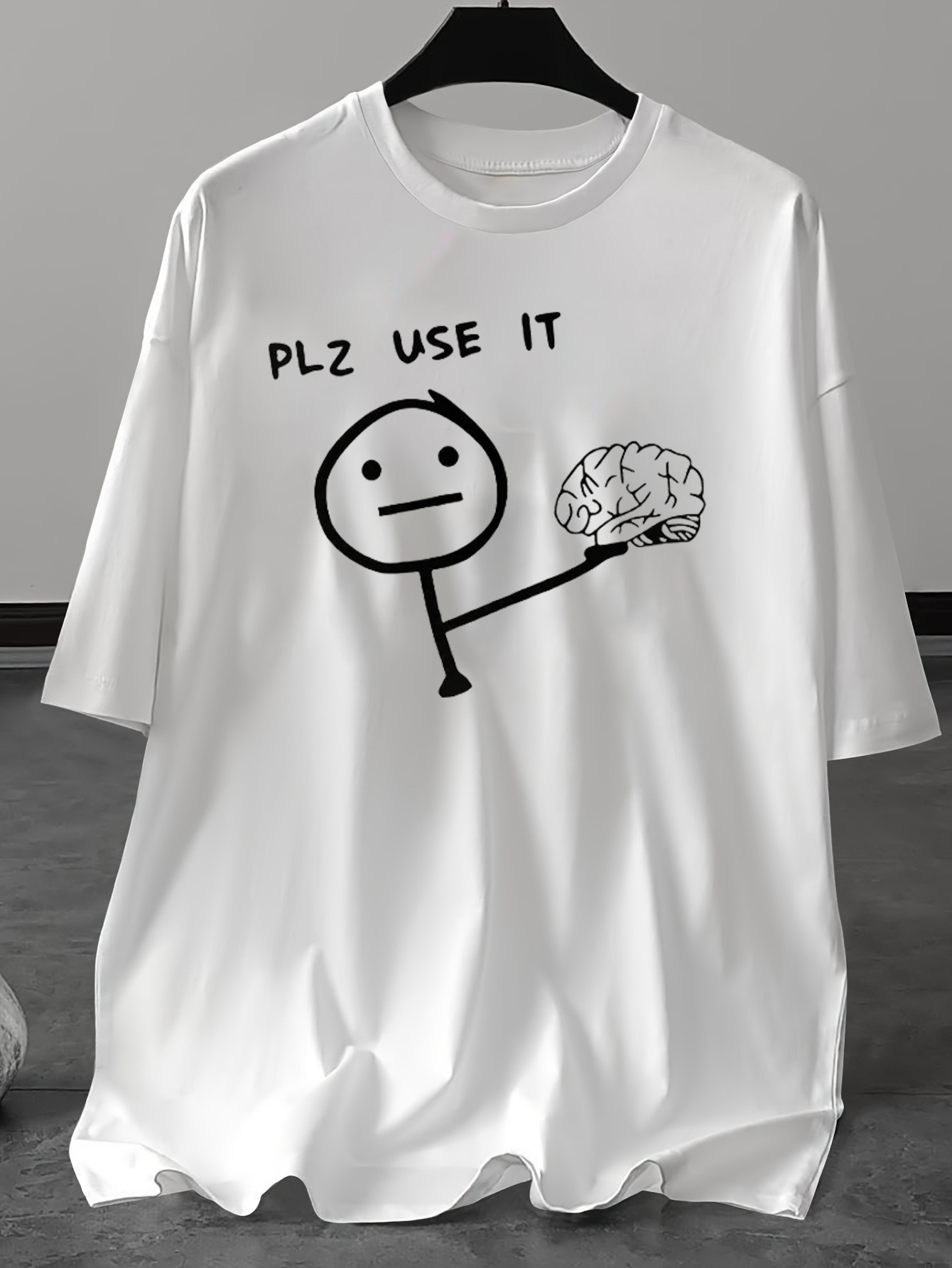 Men's Plus Size Funny T-Shirt - 