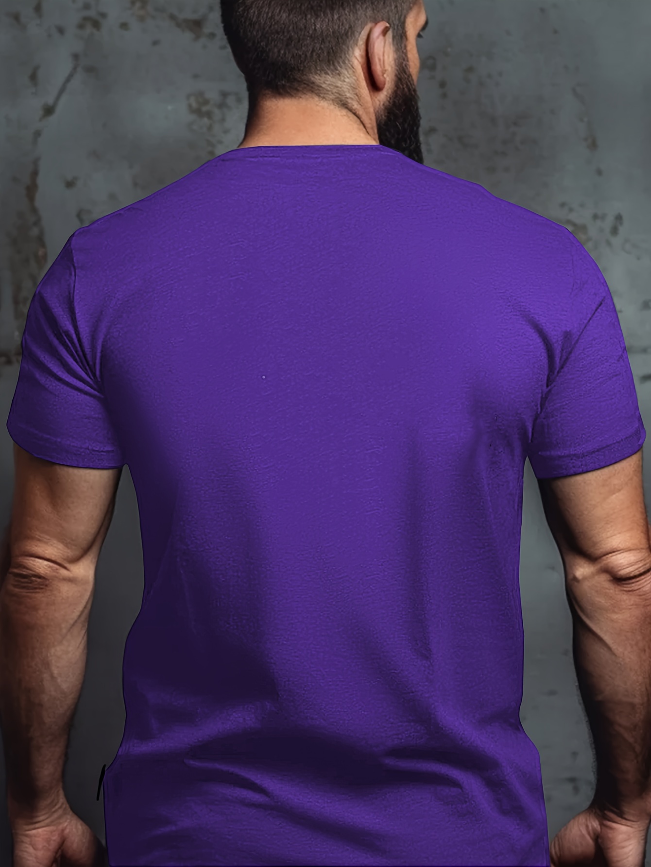 Plus Size Men's Casual Crew Neck T-Shirt with 'I'M FLUENT IN 3 LANGUAGES - English, Sarcasm, and Profanity' Slogan Print, 100% Polyester, Slight Stretch Knit Fabric for Spring/Summer/Fall - Regular Fit Adult Tee